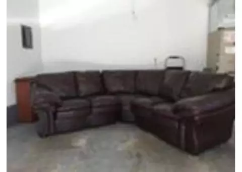 LaCrosse Leather Sectional