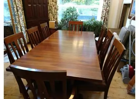 9 piece dining room table and chairs